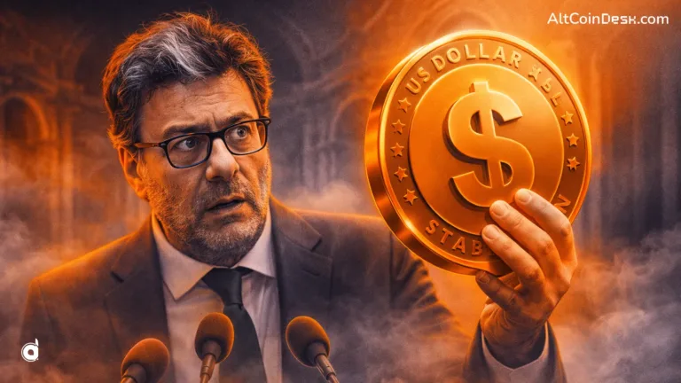 Italian Minister Giorgetti cautions US stablecoins pose greater threat than tariffs