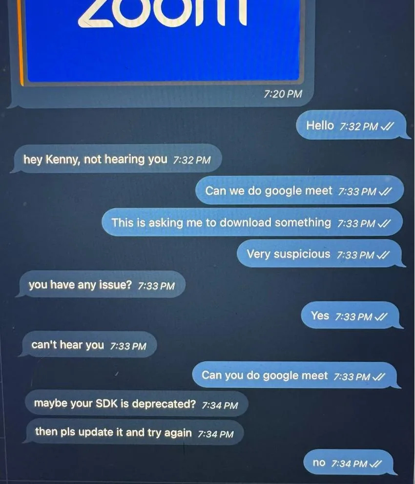 Manta Co-Founder evades phishing scam, says “I could see their legit faces” 1 Manta Co Founder evades phishing scam says I could see their legit faces