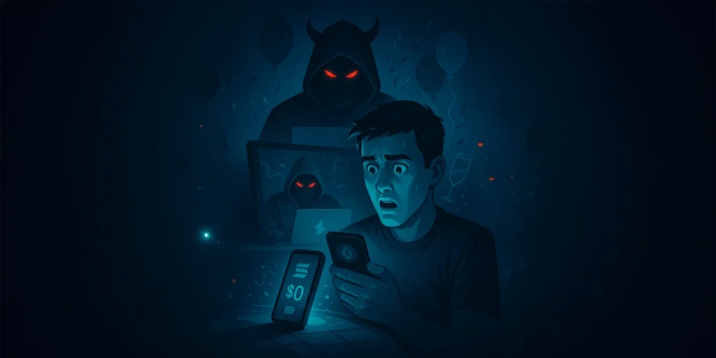 Birthday bash turns into a nightmare as crypto millionaire loses everything