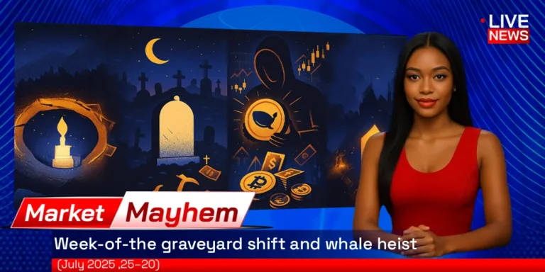 Week-of-the graveyard shift and whale heist (July 20–25, 2025)