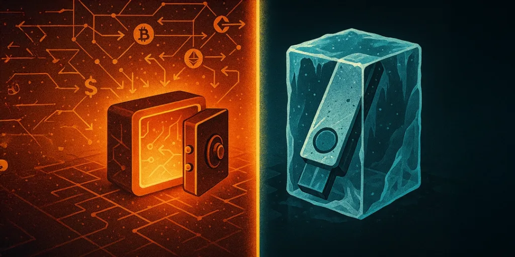 Hot wallets vs cold wallets