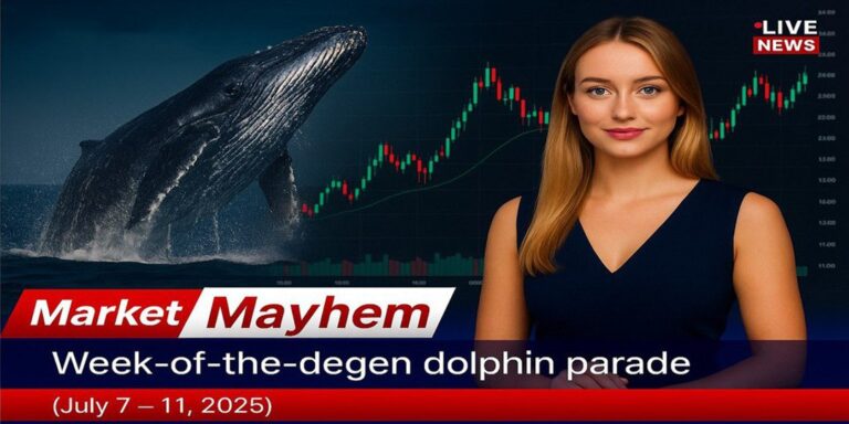 Week-of-the-degen dolphin parade (July 7–11, 2025)