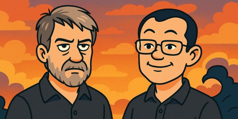 CZ and Saylor Cartoon Image