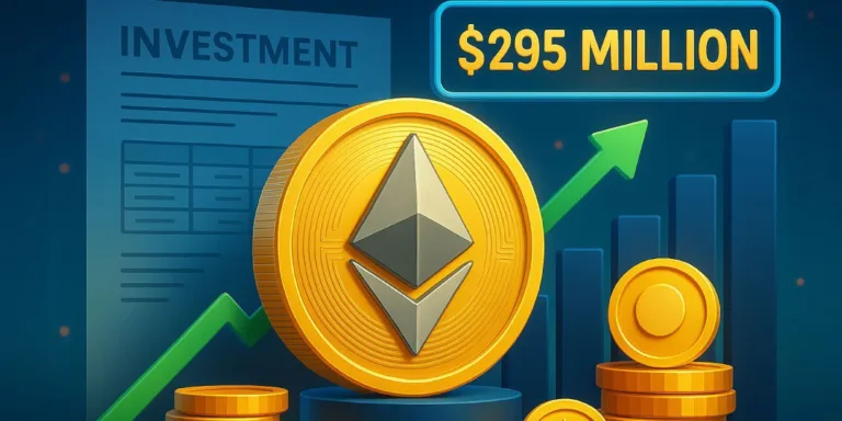 sharplink gaming ethereum coin with green price going up
