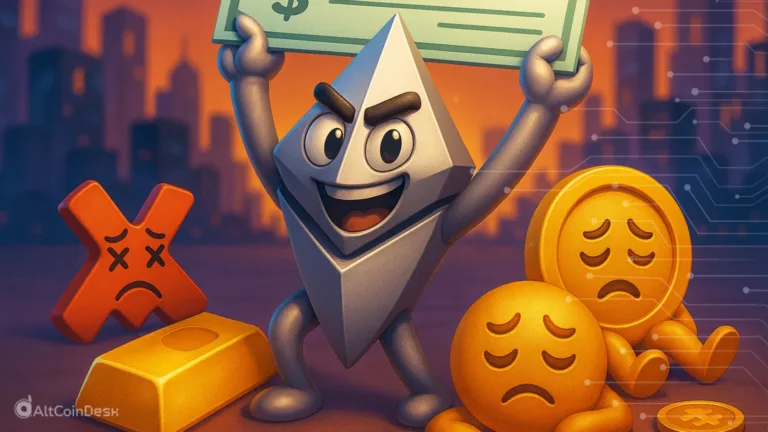 Stocks got wrecked gold took a nap—Ethereum just cashed a 372 check