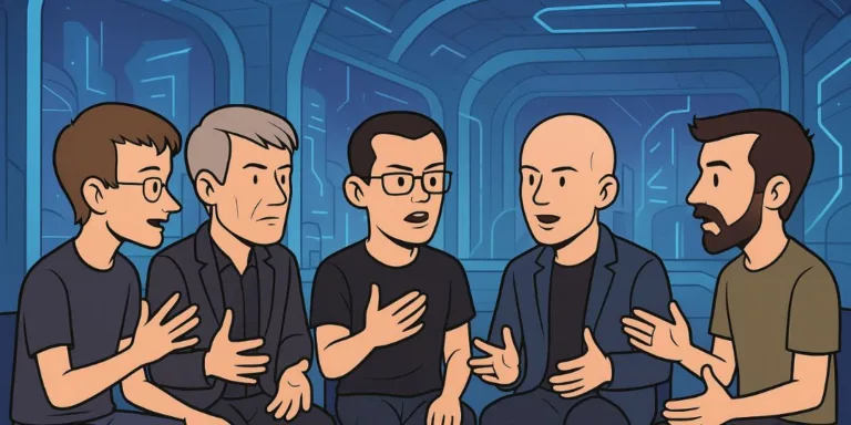 Cartoon Images of Vitalik, Saylor, CZ and more