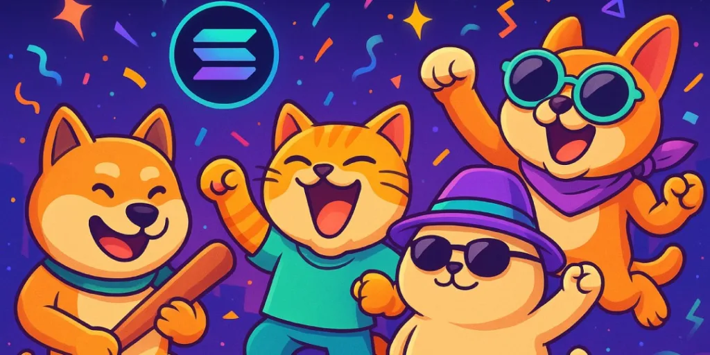 best memecoins on Solana blockchain