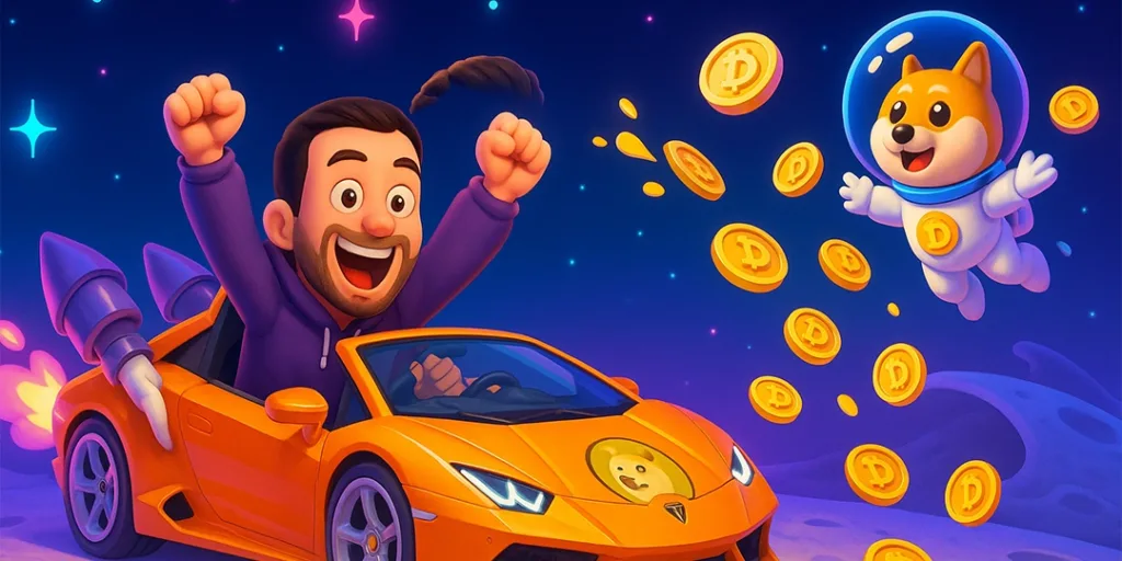 Dogecoin Moon Lambo