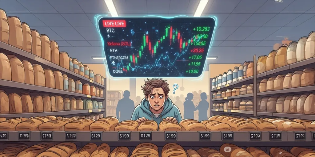7 signs you might be addicted to checking crypto prices 7 Coin price vs. bread