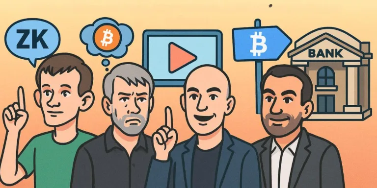 Cartoon image of top crypto influencers