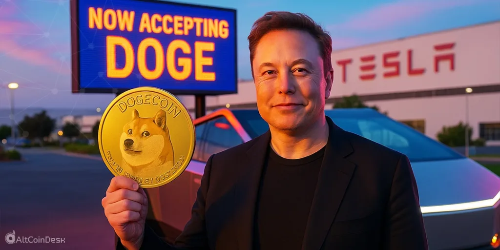 Is DOGE payment the secret catalyst for the rising Tesla stock price? 2 Elon Musk & Dogecoin Payment
