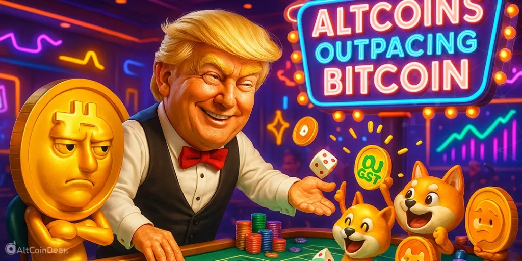 What Trump Bitcoin statue reveals about altcoin's risk vs. reward 3 The DeFi Casino