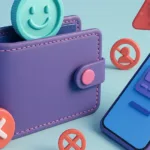 Digital wallet security alongside a phone