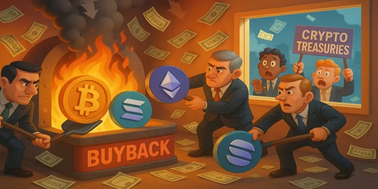 Crypto treasuries buyback