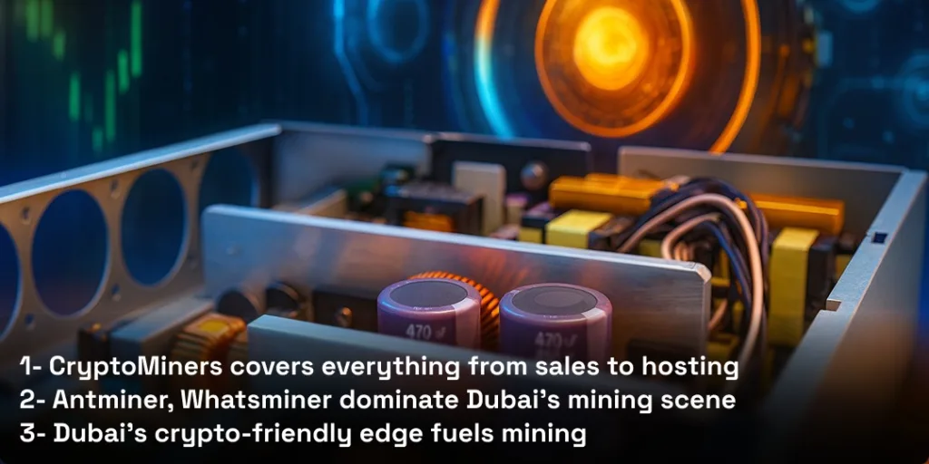 CryptoMiners covers everything from sales to hosting