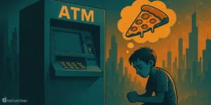 Frozen assets drive a 13 year olds pizza quest to digital dough