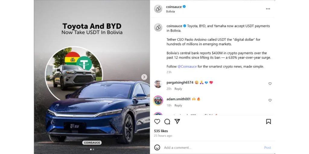 Crypto IG roundup: USAT vs USDT, Satoshi merch drops, Apple takes on Bitcoin & more 6 Hamna 4