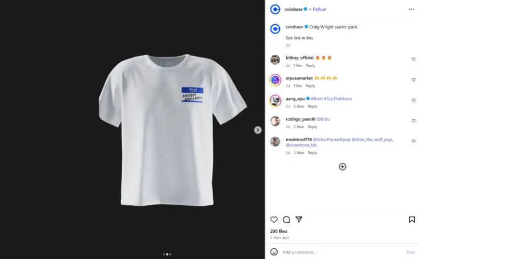 Crypto IG roundup: USAT vs USDT, Satoshi merch drops, Apple takes on Bitcoin & more 3 Hamna 5