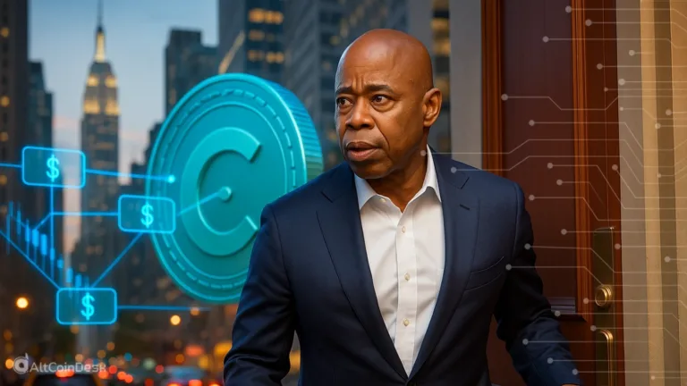 pro crypto mayor Eric Adams