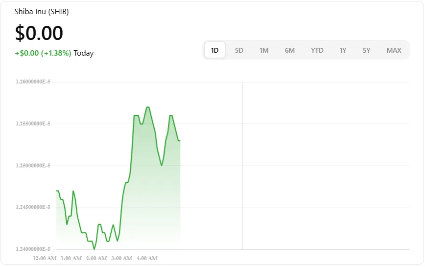 SHIB coin price