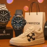 Luxury brands displayed