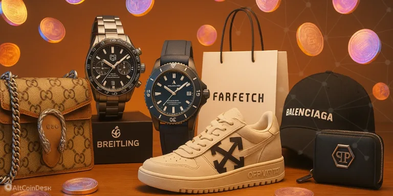 Luxury brands displayed