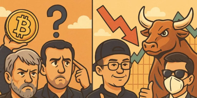Crypto Influencers Cartoon Image