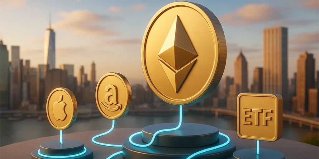 Ethereum blockchain supports tokenized stocks and ETFs