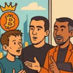 Crypto Influencers Cartoon Image