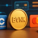 Coinbase and Mastercard with BVNK coin in bidding war