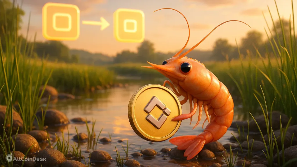 Humble beginnings of crypto shrimp