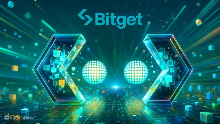Bitget launches GetAgent with futuristic visuals representing AI-powered crypto trading technology