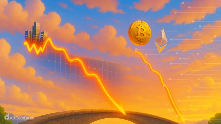 Crypto and US stock market retreat together