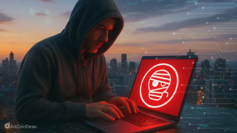 Hacker at laptop symbolizing the Upbit Solana hack