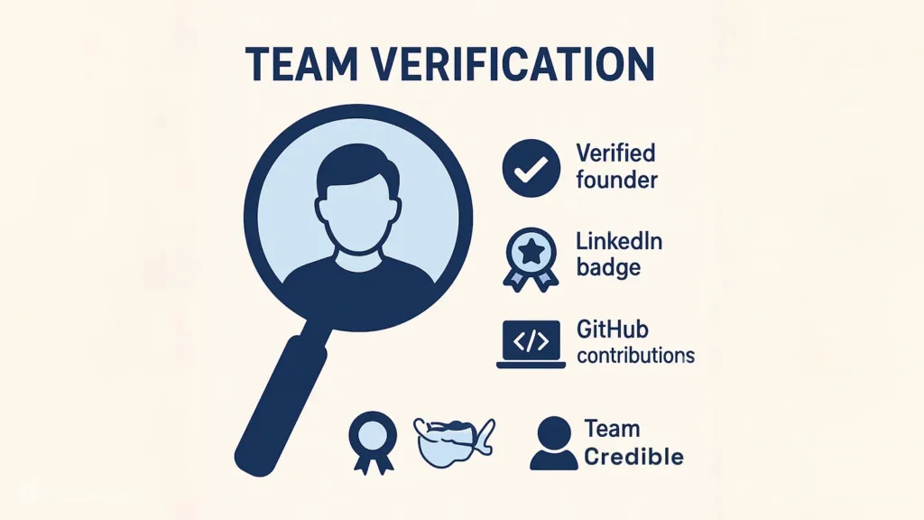 How to research altcoins like a pro in 2025 2 Team Verification