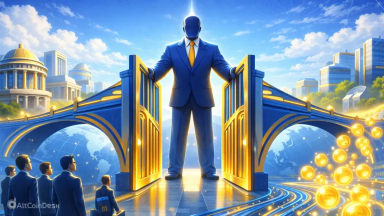 Visa adopts stablecoins, symbolizing institutional control over global digital payments.