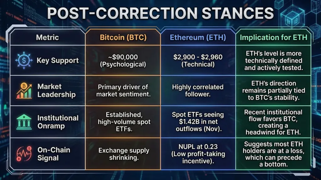 Ethereum price correction: Can $2,900 support hold? 2 Post correction stances