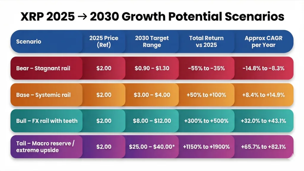 XRP price prediction for 2030 sees $12 leap 2 XRP 2025 2030 Growth Potential Scenarios