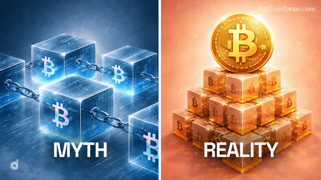 Top 7 crypto myths that sound smart but are dead wrong 5 Blockchain and Bitcoin are both the same thing