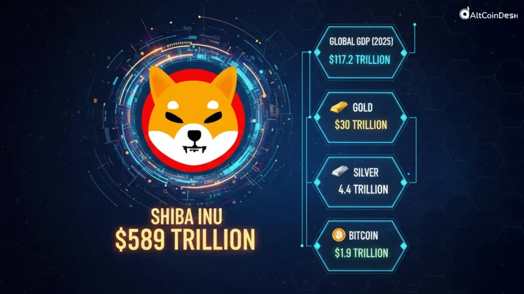 Can Shiba Inu (SHIB) reach $1? Here’s what the math says 1 Shiba Inu compare map