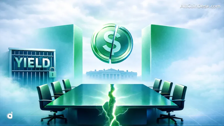 A White House brokered meeting between banks and crypto firms aimed at resolving stablecoin provisions in a broader market structure bill