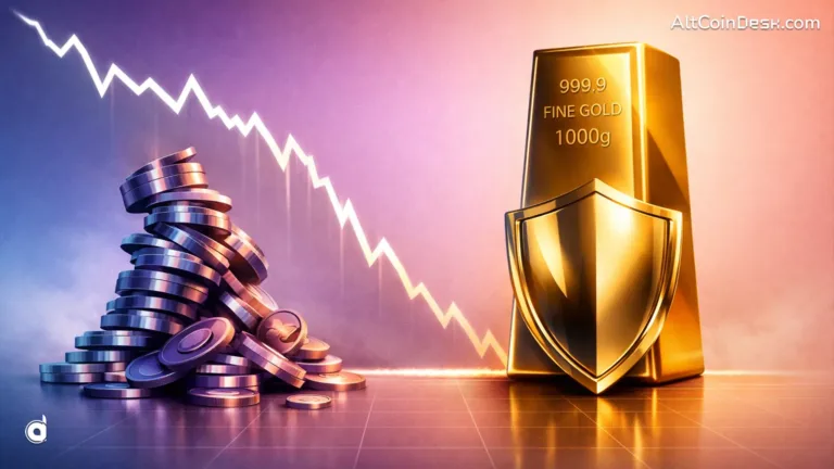 Altcoin valuation against gold crashes to covid pandemic levels