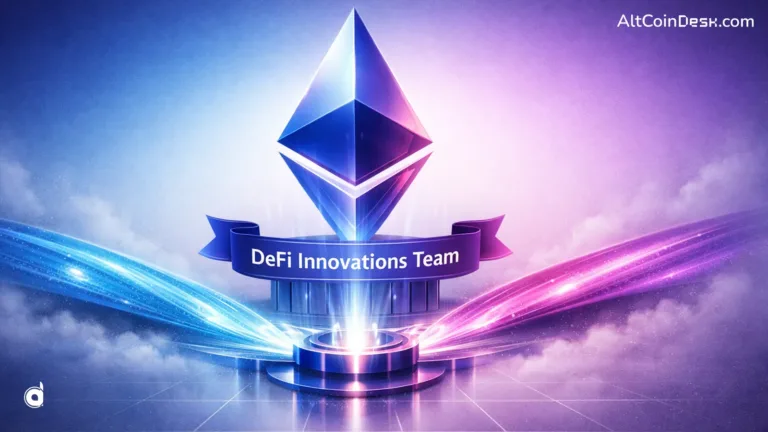 Ethereum logo powrering up showing the recent launch of Defi team by Ethereum foundation