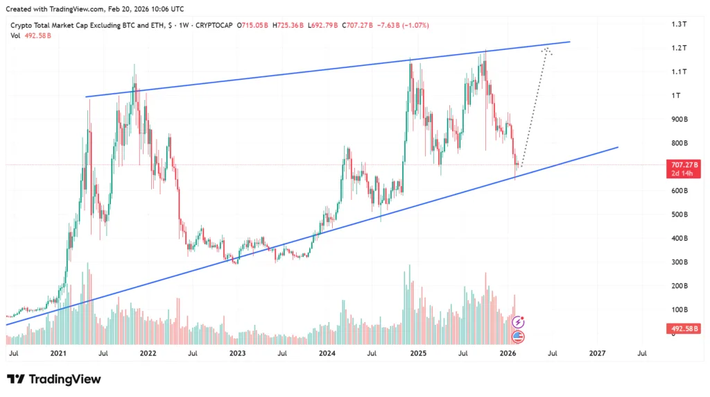 Calling an altseason when cherry-picked coins outperform Bitcoin is stretching: Analyst 2 Altcoin market cap