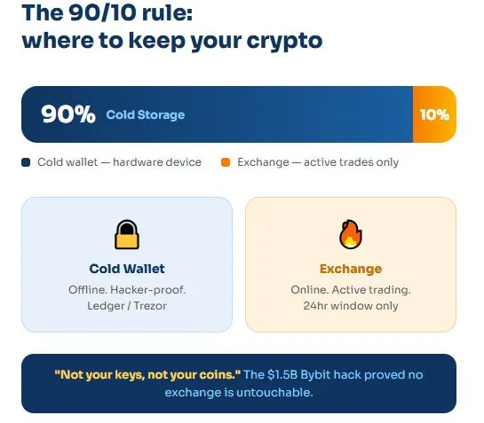 How to secure crypto assets during market volatility like a seasoned trader 2 Cold wallet vs exchange storage