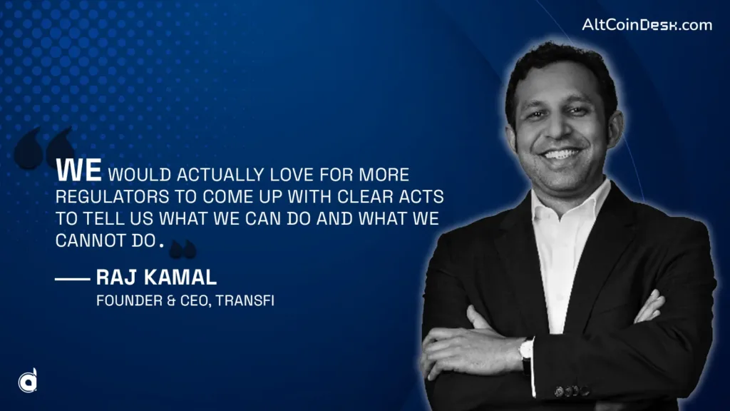 Why stablecoins are a game changer for emerging markets, TransFi's Raj Kamal explains 1 Raj Kamal TransFi