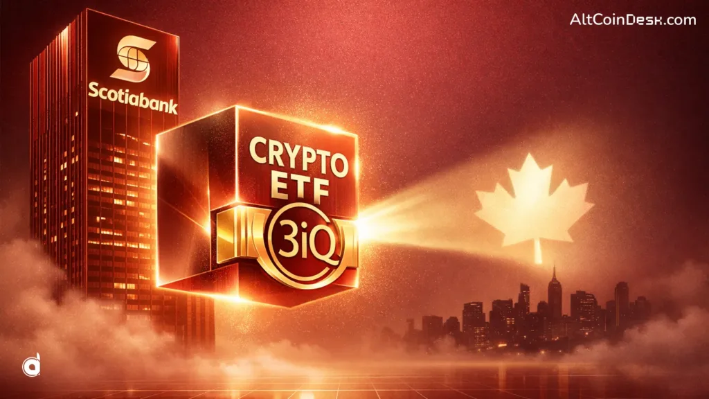 Scotiabank launches a new cryptocurrency exchange traded funds or ETFs