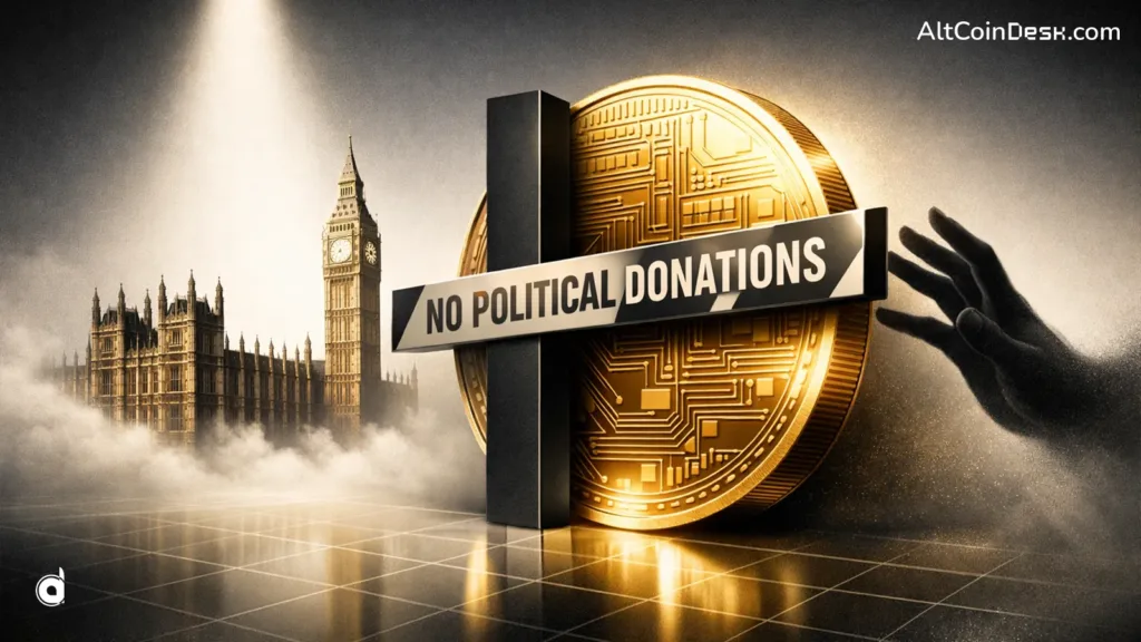 UK Crypto Regulation Draws Red Line with Political Crypto Ban