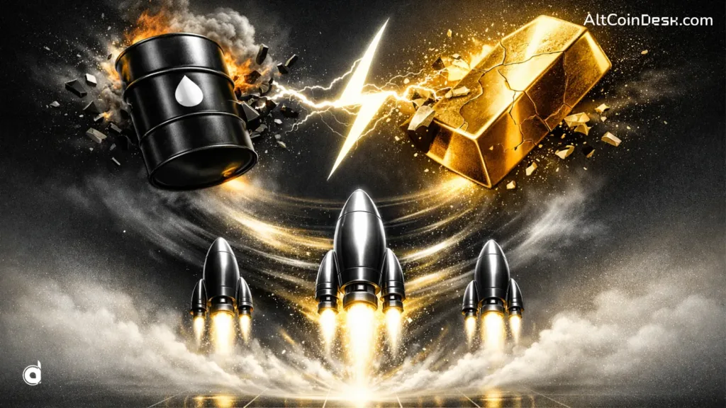 Gold surged, oil spiked, but altcoins after Iran strikes may be the real trade 1 Traders now ask whether altcoins after Iran strikes could outperform if oil and gold reverse