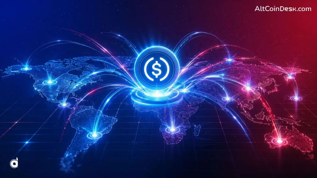 Coinbase USDC payouts just made the old banking system look embarrassing 1 Coinbase USDC payouts challenge banks with fast global payments model